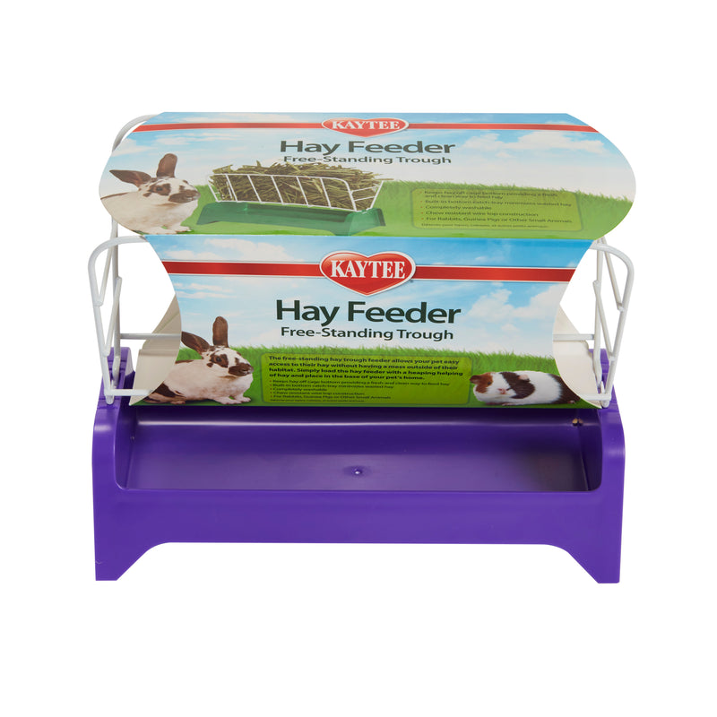 Kaytee Free Standing Trough Hay Feeder Assorted 7 inches