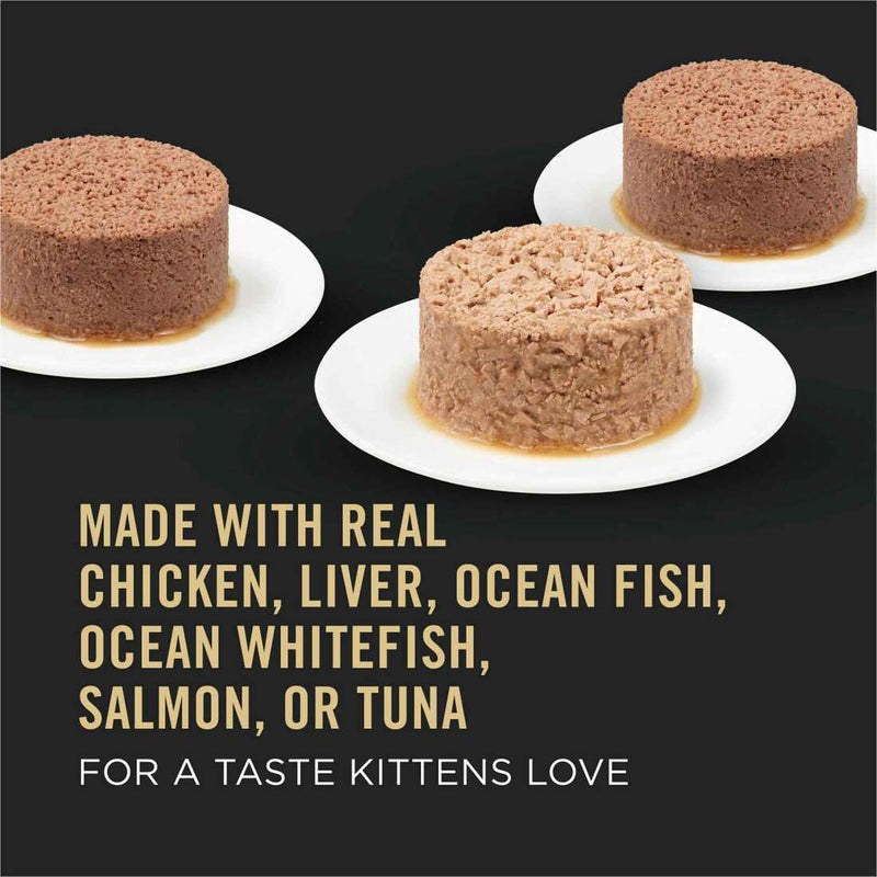 Purina Pro Plan Variety Pack Wet Kitten Food, Variety Pack, 24 cans 3oz