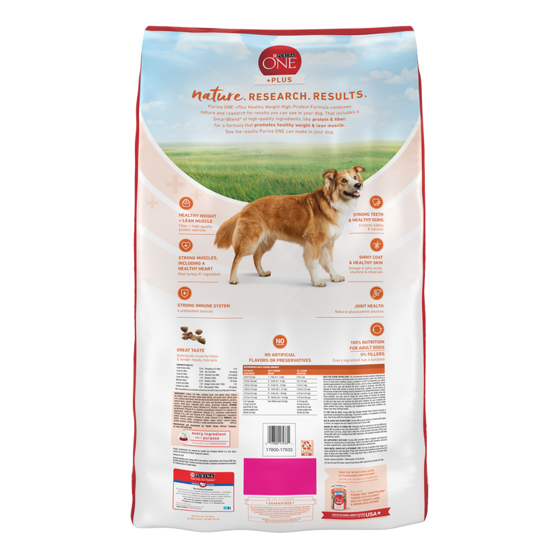 Purina ONE Plus Healthy Weight High-Protein Dog Food Dry Formula