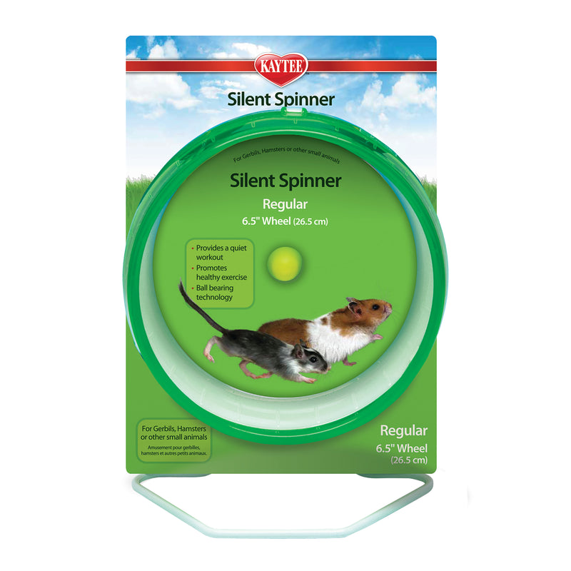 Kaytee Silent Spinner Wheel Assorted Colors Regular 6.5 in