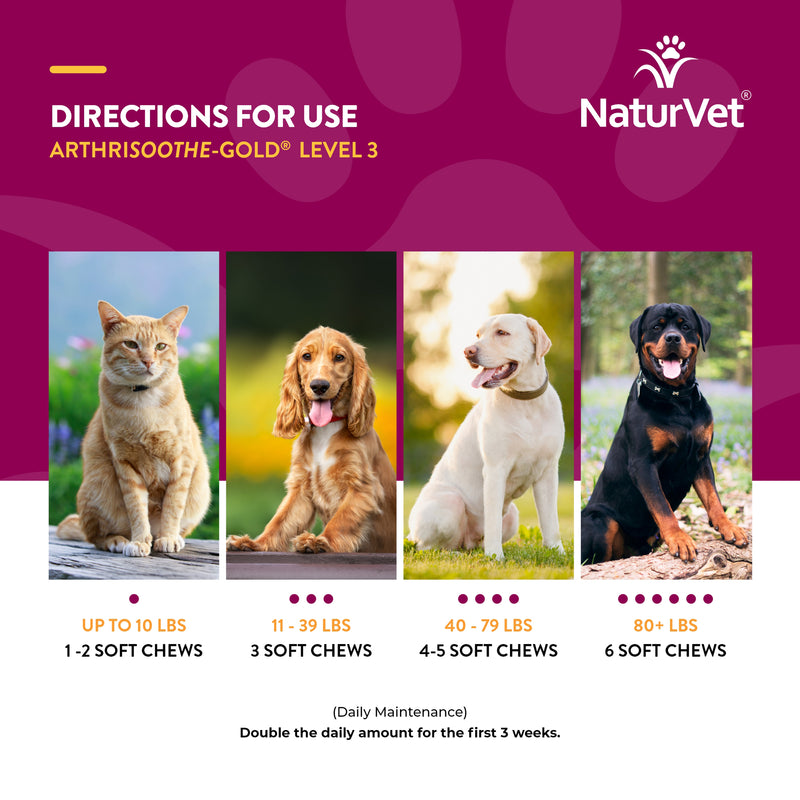 NaturVet Arthrisoothe Gold Soft Chew