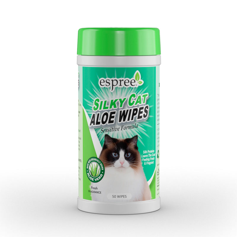 Espree Silky Show Cat Wipes 50 Count