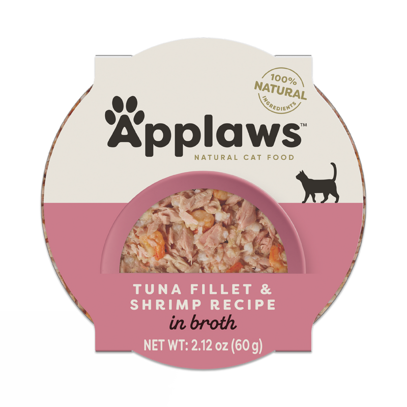 Applaws Cat Pot 2.12oz Tuna Fillet with Shrimp