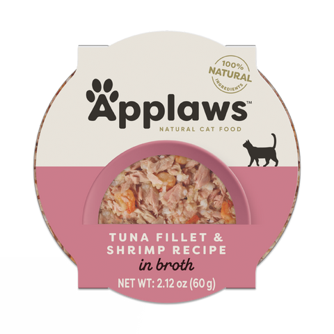 Applaws Cat Pot 2.12oz Tuna Fillet with Shrimp