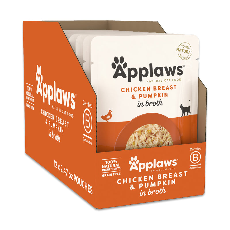 Applaws Cat Pouch 2.47oz Chicken with Pumpkin