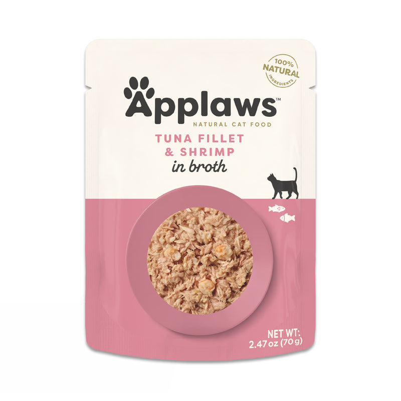 Applaws Cat Pouch 2.47oz Tuna with Shrimp