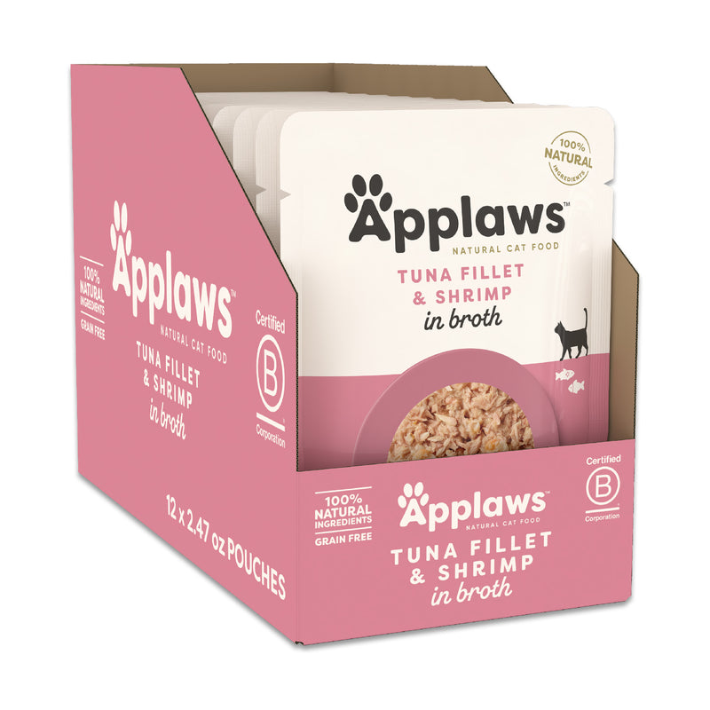 Applaws Cat Pouch 2.47oz Tuna with Shrimp