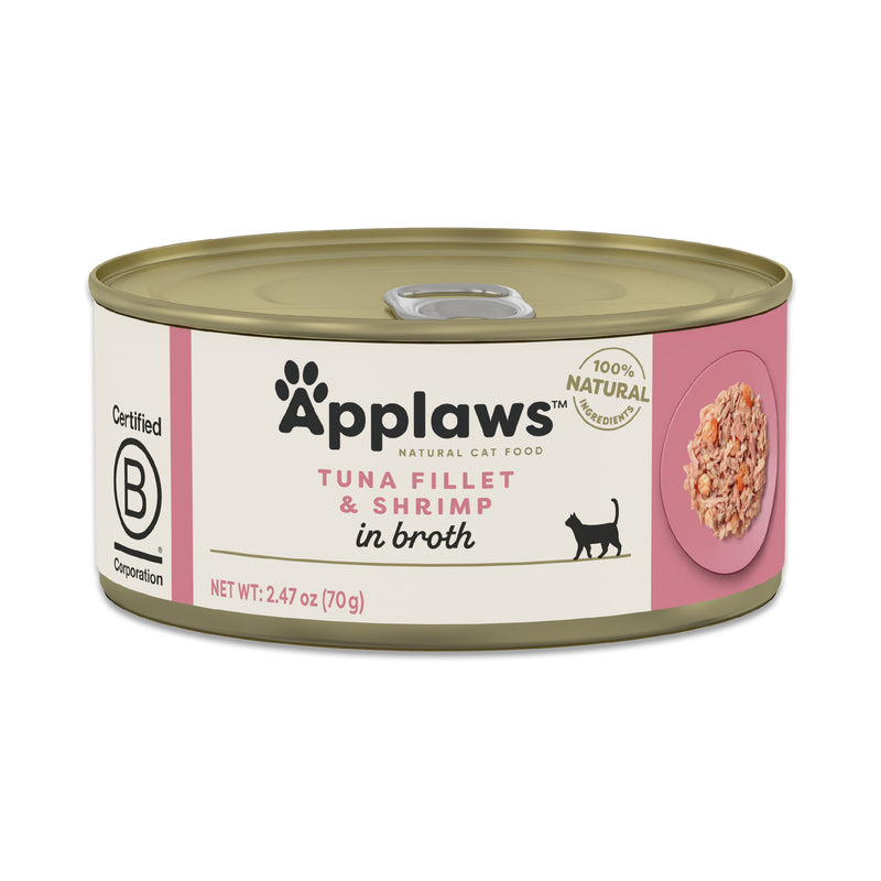 Applaws Cat Can 2.47oz Tuna with Shrimp