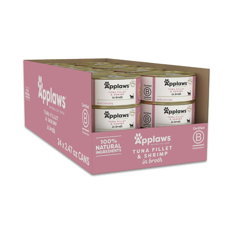 Applaws Cat Can 2.47oz Tuna with Shrimp