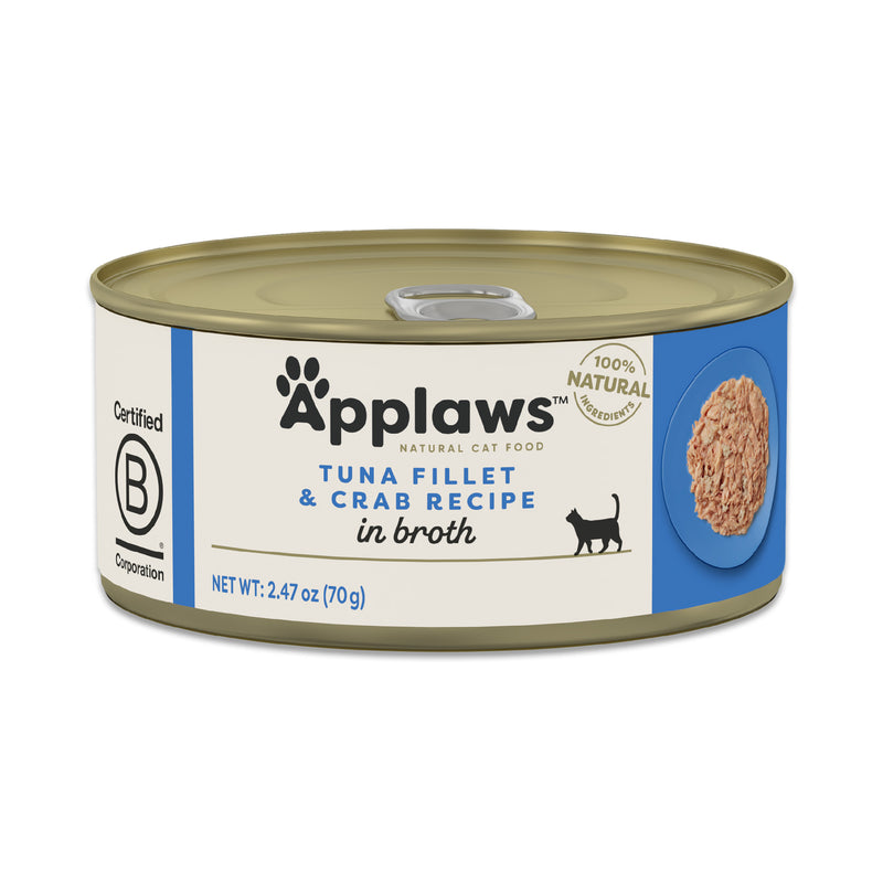 Applaws Cat Can 2.47oz Tuna with Crab