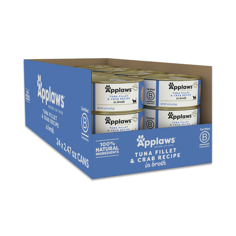 Applaws Cat Can 2.47oz Tuna with Crab