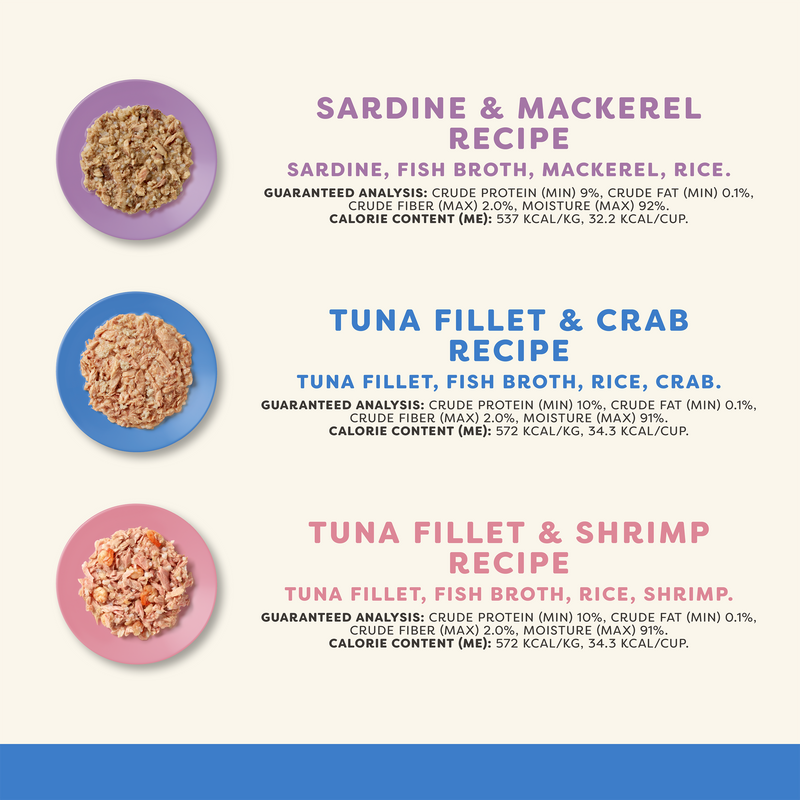 Applaws Cat Pot 8x2.12oz Multipack Fish Selection in Broth