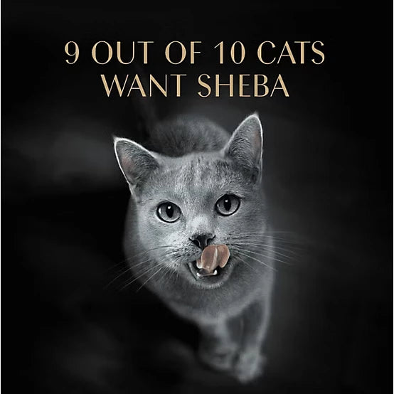 Sheba Perfect Portions All Life Stages Salmon/Tuna/White Fish Cuts Wet Cat Food Pack, 2.6 oz., Pack of 24 Twin-Pack Trays