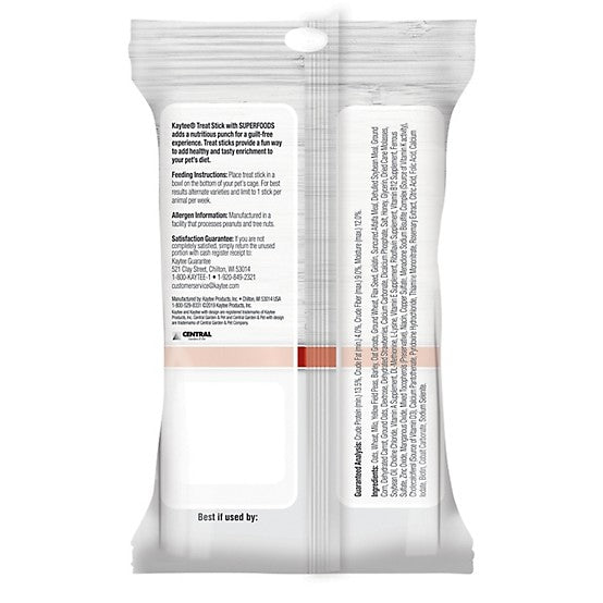 Kaytee Small Animal Treat Stick with Superfoods, 0.594 lb.