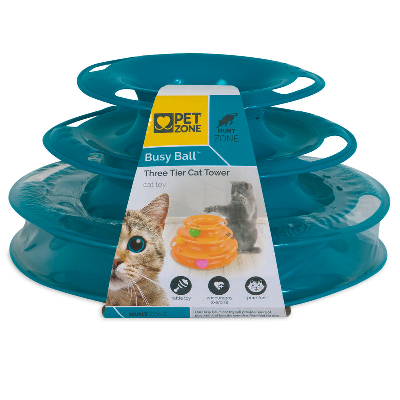 PETZONE BUSY BALL 3 TIER CAT TOWER