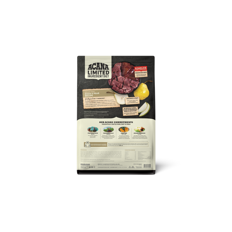 ACANA Singles Duck & Pear Recipe 4.5LB