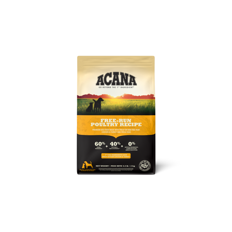 ACANA Dog Free-Run Poultry Recipe 4.5LB