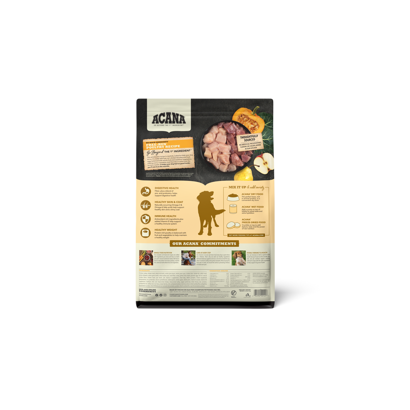 ACANA Dog Free-Run Poultry Recipe 4.5LB