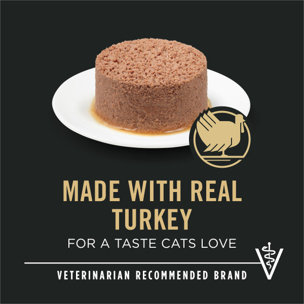 Purina Pro Plan Urinary Tract Health Turkey and Giblets Entree Classic Wet Cat Food Pate - 5.5 oz. Can