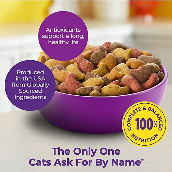 Meow Mix Original Choice Adult Ocean Fish, Chicken, Salmon and Turkey Recipe Dry Cat Food, 6.3lb