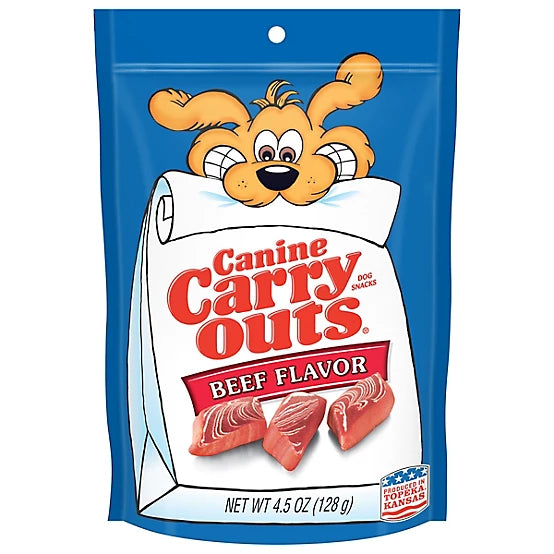 Canine Carry Outs Beef Flavor Dog Treats, 4.5 oz.