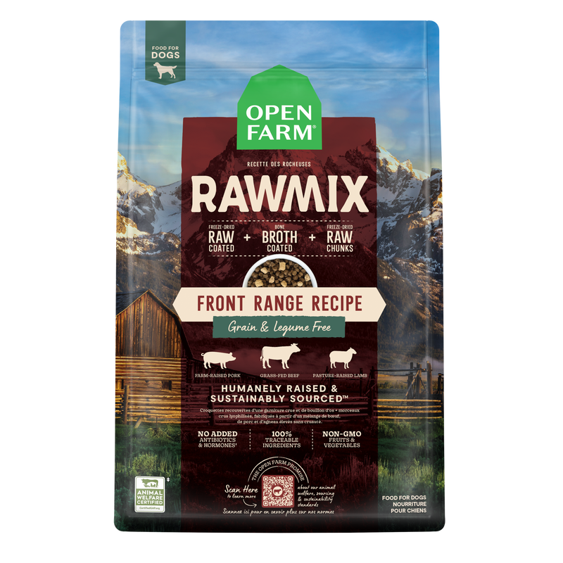 Open Farm RawMix Front Range Grain-Free Dog Kibble, 20lbs
