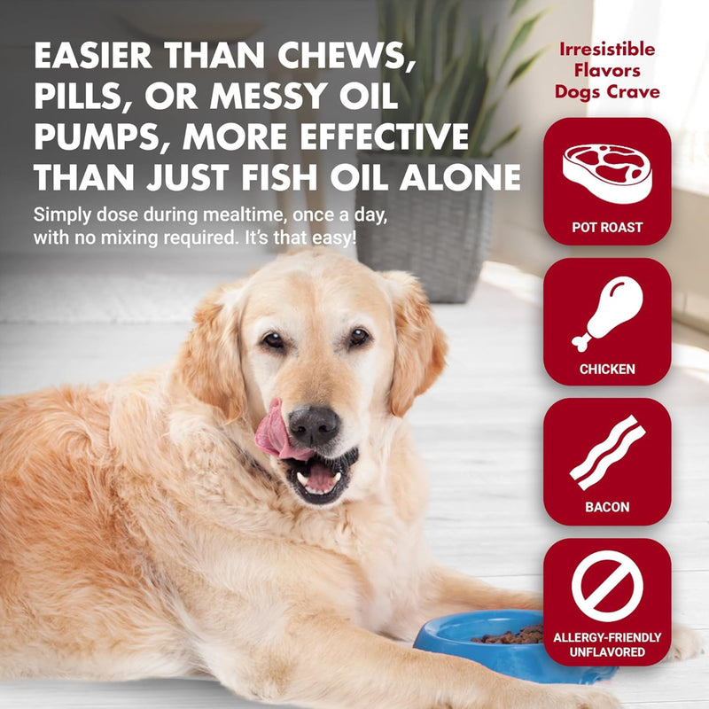 Liquid-Vet Itch and Allergy Formula for Dogs, Pot Roast Flavor, 32 oz.