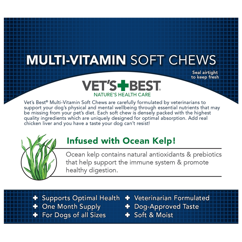 Vet's Best Multi-Vitamins Soft Chews 30ct