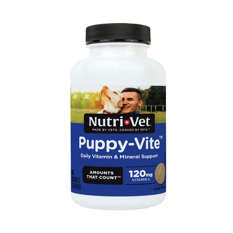 Nutri-Vet Puppy-Vite Chewables For Dogs 60 Count
