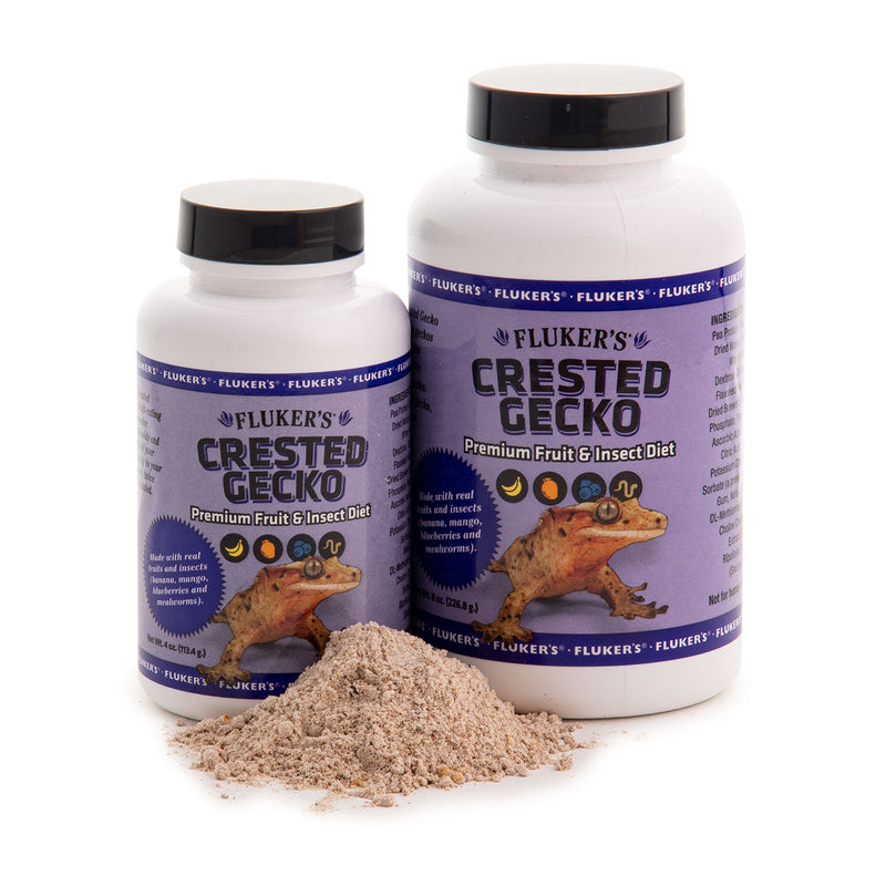 Fluker's Premium Crested Gecko Diet - Fruit and Insect Flavored Powder