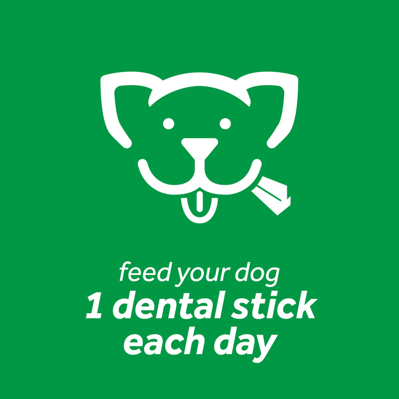 TropiClean Fresh Breath Dental Sticks for Large Dogs (25+ Pounds), 8ct, 8oz