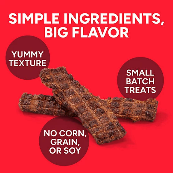 Cloud Star Wag More Bark Less Jerky Grain Free Dog Treats, Texas BBQ Beef, 10 oz.