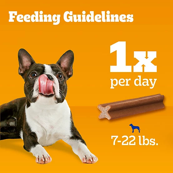 Dentastix Original Flavor Dental Bones Toy/Small Breed Dog Treats, 84 ct.