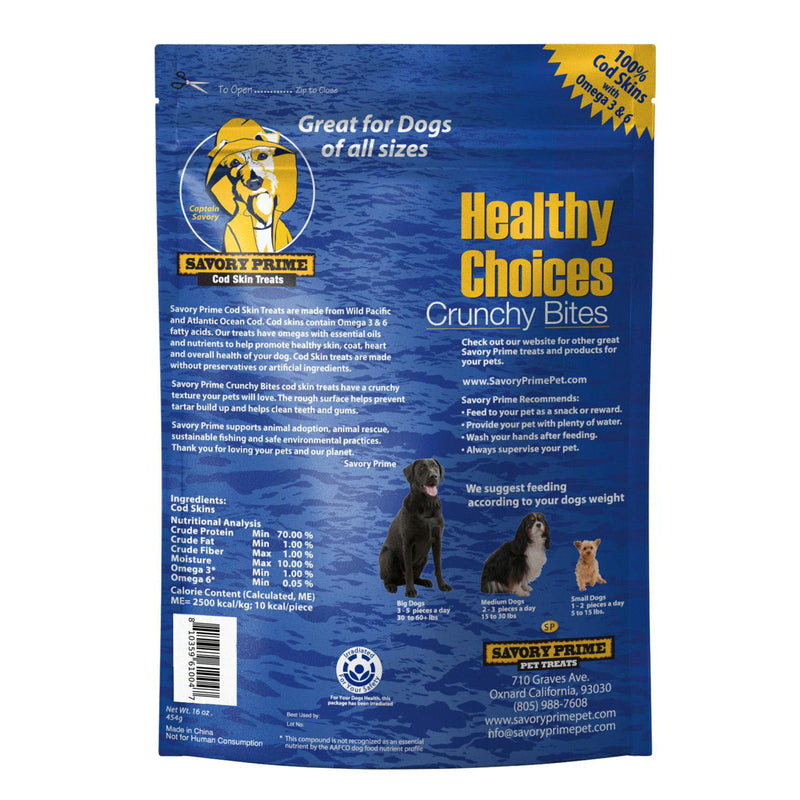 Savory Prime Cod Skin Bites