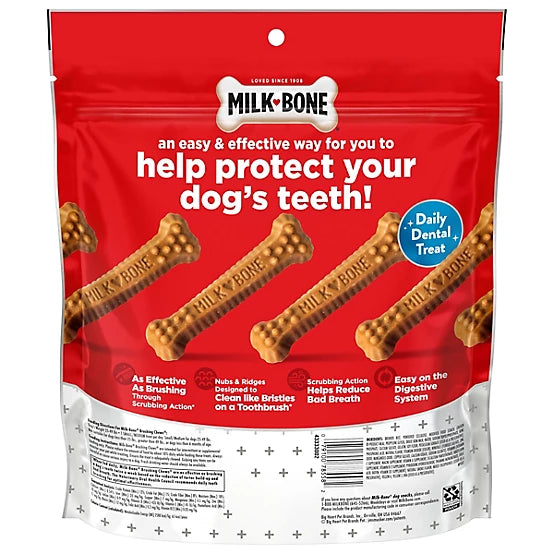 Milk-Bone Fresh Breath Daily Dental Brushing Chews for Small & Medium Dogs