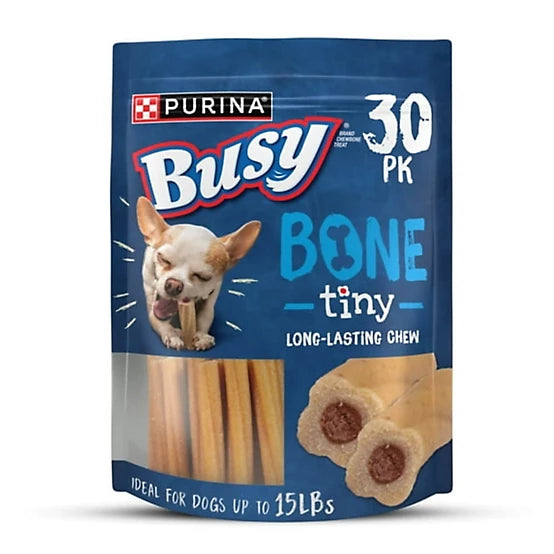 Purina Busy Bone Tiny Chew Treats for Extra Small Dogs, 17 oz., 30 ct.