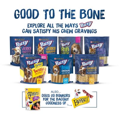 Purina Busy Bone Busy Bone 7 oz. 2 ct. Peanut Butter Small/Medium