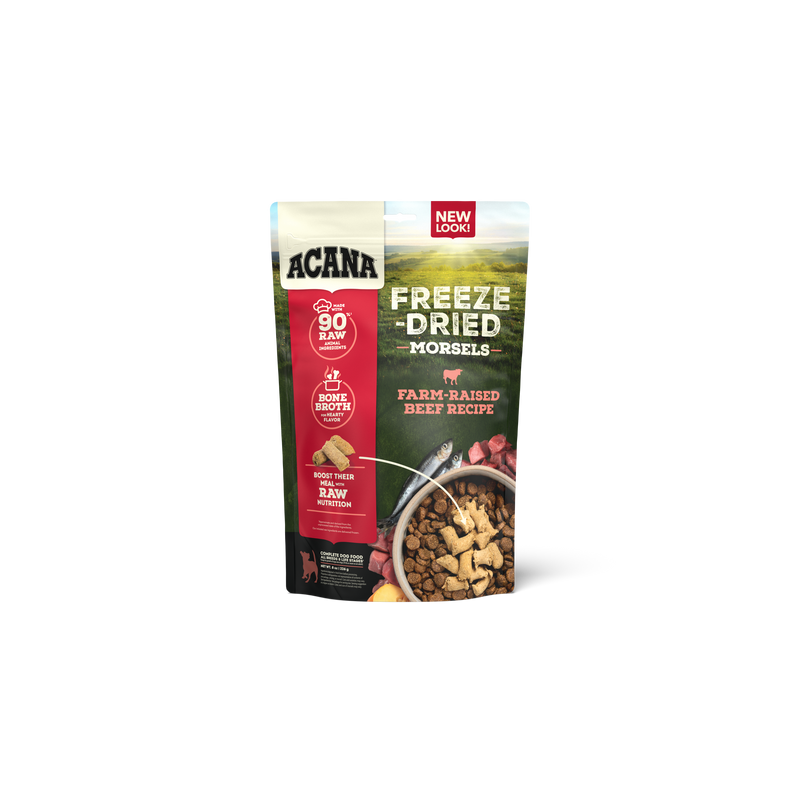 ACANA Freeze-Dried Food Morsels Ranch Raised Beef Recipe 8OZ