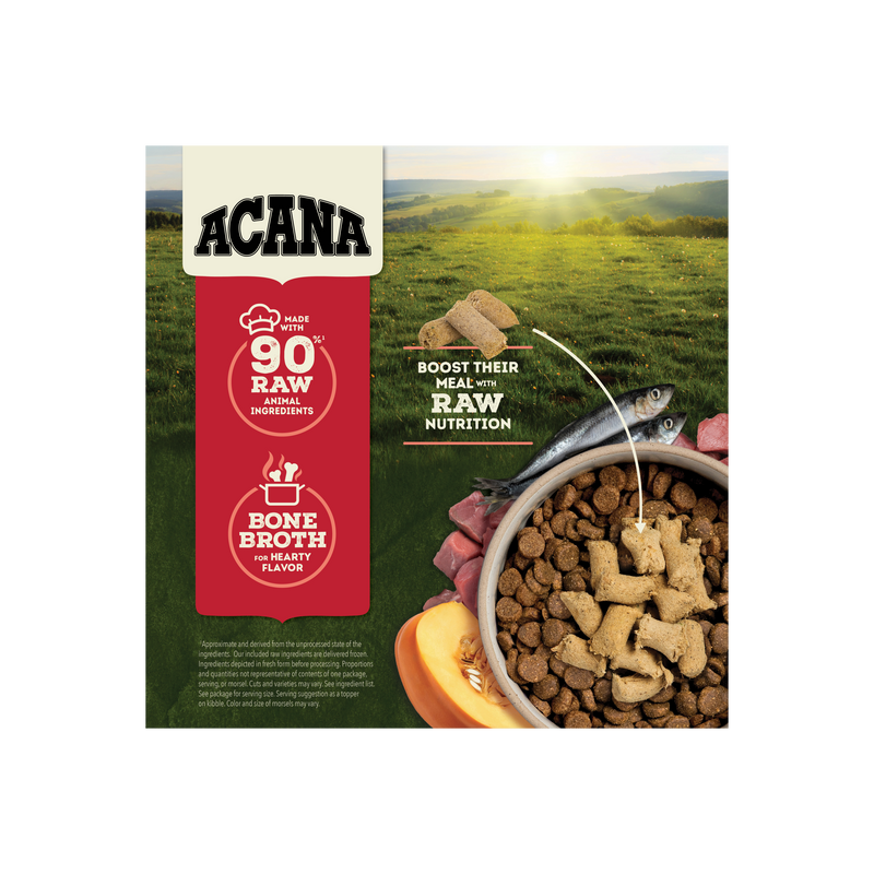 ACANA Freeze-Dried Food Morsels Ranch Raised Beef Recipe 8OZ