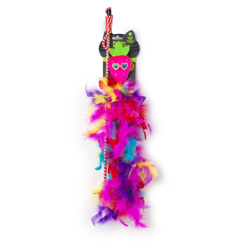 Quirky Kitty Sassy Strawpurry Super Feather Wand