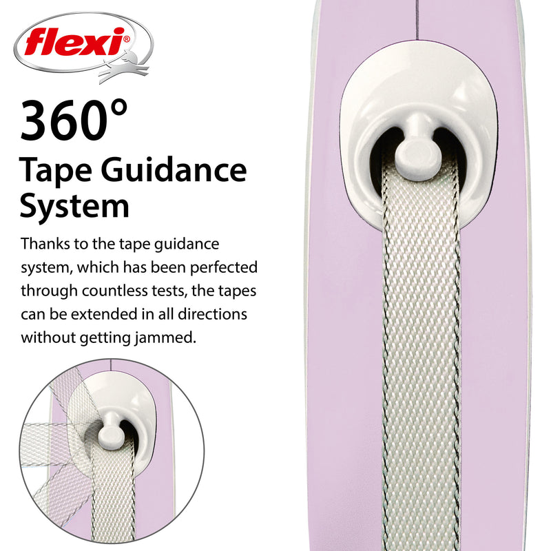 Flexi Comfort 16ft Tape Dog Leash in Rose Medium up to 55lbs