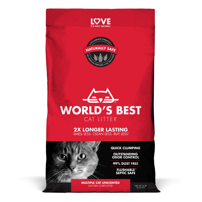 World's Best Cat Litter® 8lb Multiple Cat Unscented