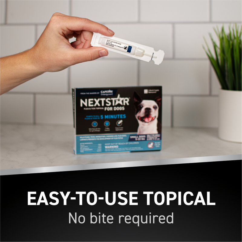 Nextstar Flea & Tick Topical Dog 5-22LB 3CT