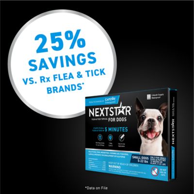 NextStar Flea and Tick Topical Treatment for Small Dogs, 3-Month Supply, 3 ct.