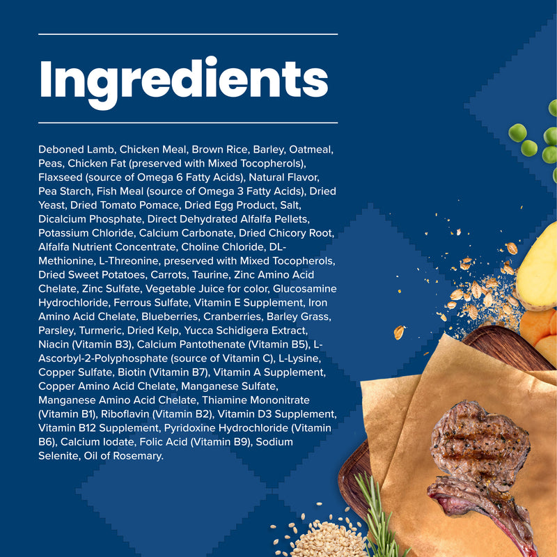 Blue Buffalo Life Protection Formula Adult Small Breed Dry Dog Food, Supports High Energy Needs, Made with Natural Ingredients, Lamb & Brown Rice Recipe, 5-lb Bag