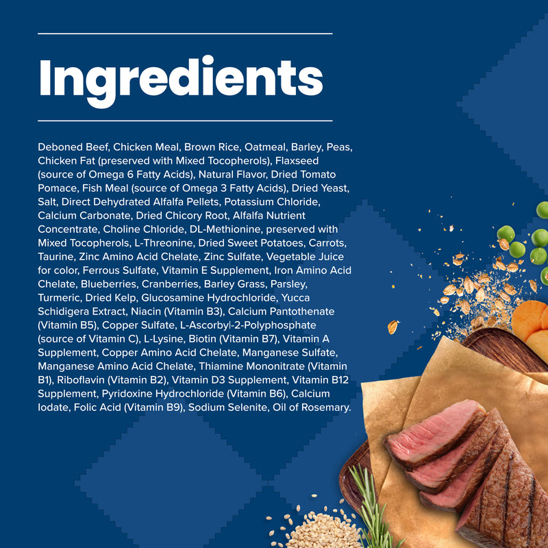 Blue Buffalo Life Protection Formula Adult Dry Dog Food, Helps Build and Maintain Strong Muscles, Made with Natural Ingredients, Beef & Brown Rice Recipe, 5-lb Bag