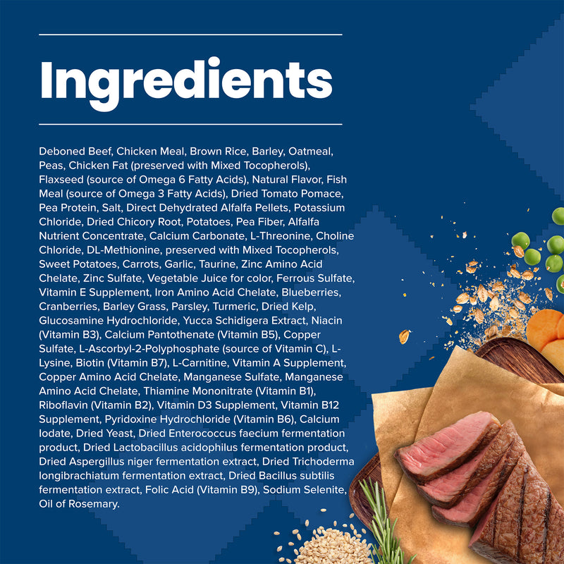 Blue Buffalo Life Protection Formula Adult Dry Dog Food, Helps Build and Maintain Strong Muscles, Made with Natural Ingredients, Beef & Brown Rice Recipe, 30-lb Bag