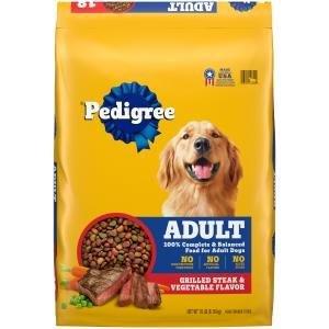 Pedigree Adult Steak & Vegetable 18lb Bag