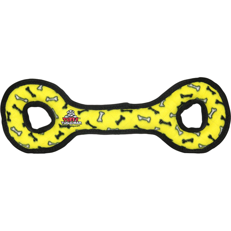 Tuffy Ultimate Tug-O-War Yellow Bone, Dog Toy