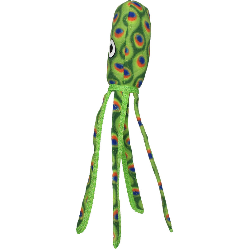 Tuffy Ocean Creature Squid Green, Dog Toy